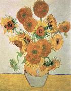 Vincent Van Gogh sun flowers Norge oil painting reproduction